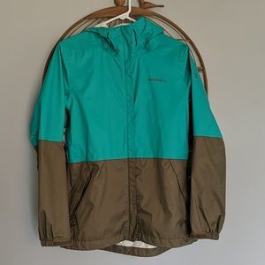 Merrell colorblock rain jacket